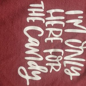 Only here for candy t shirt.